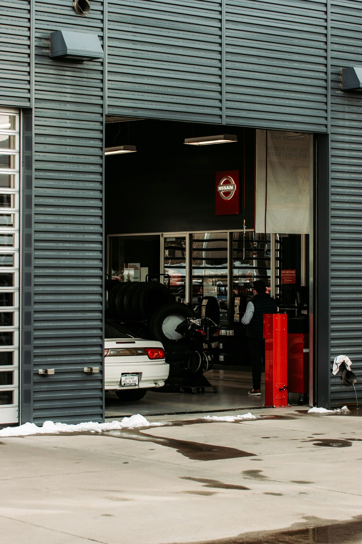 L'atelier du Garage Kermarrec en Bretagne